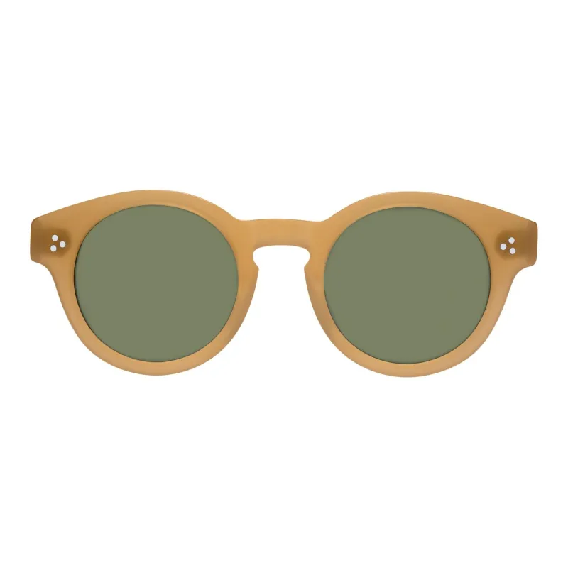 MOSCOT Round Sunglasses Unisex Brown-1