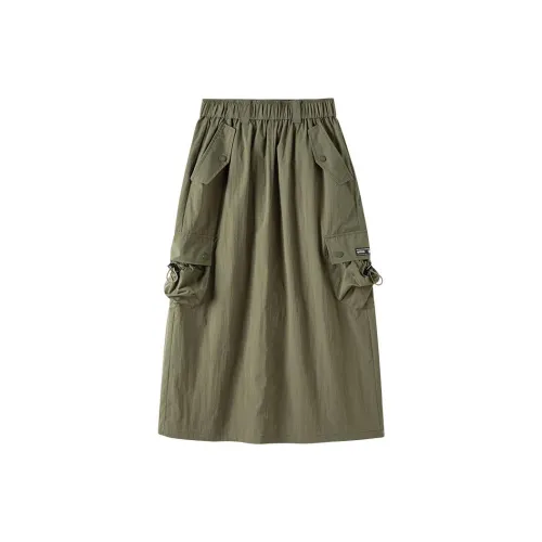 OUTDOOR PRODUCTS Casual Long Skirts Women's Vanilla Green