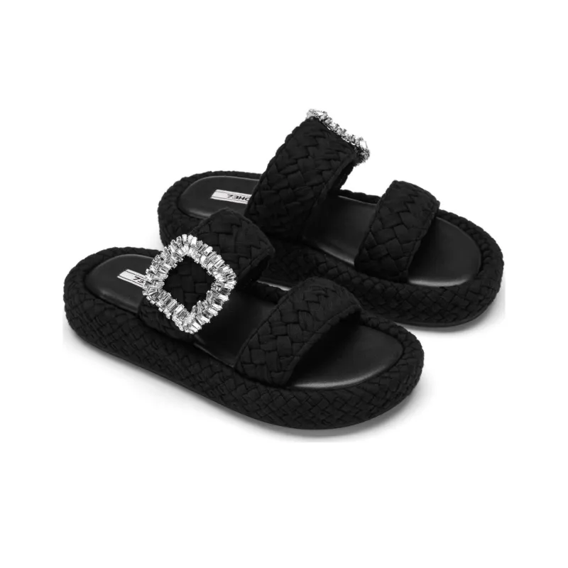 73Hours Slide Slippers Women's Black-2