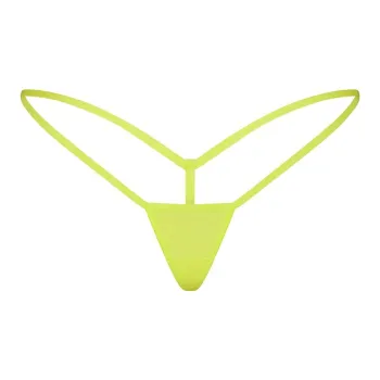 SKIMS FITS EVERYBODY MICRO THONG Underpants Women's 1 Pack DAFFODIL/Daffodil