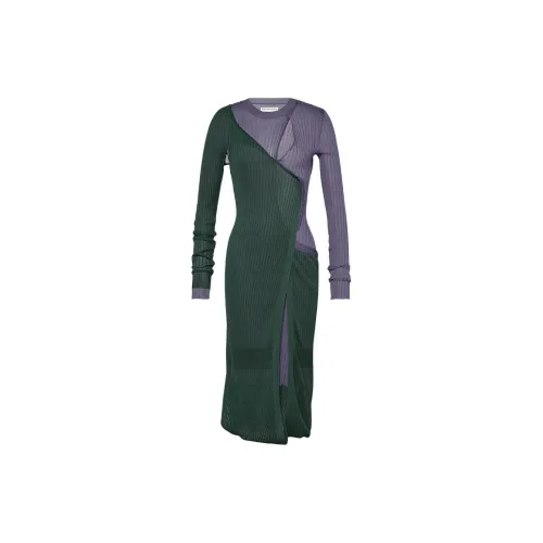 Bottega Veneta Long-Sleeved Dresses Women's Multicolor