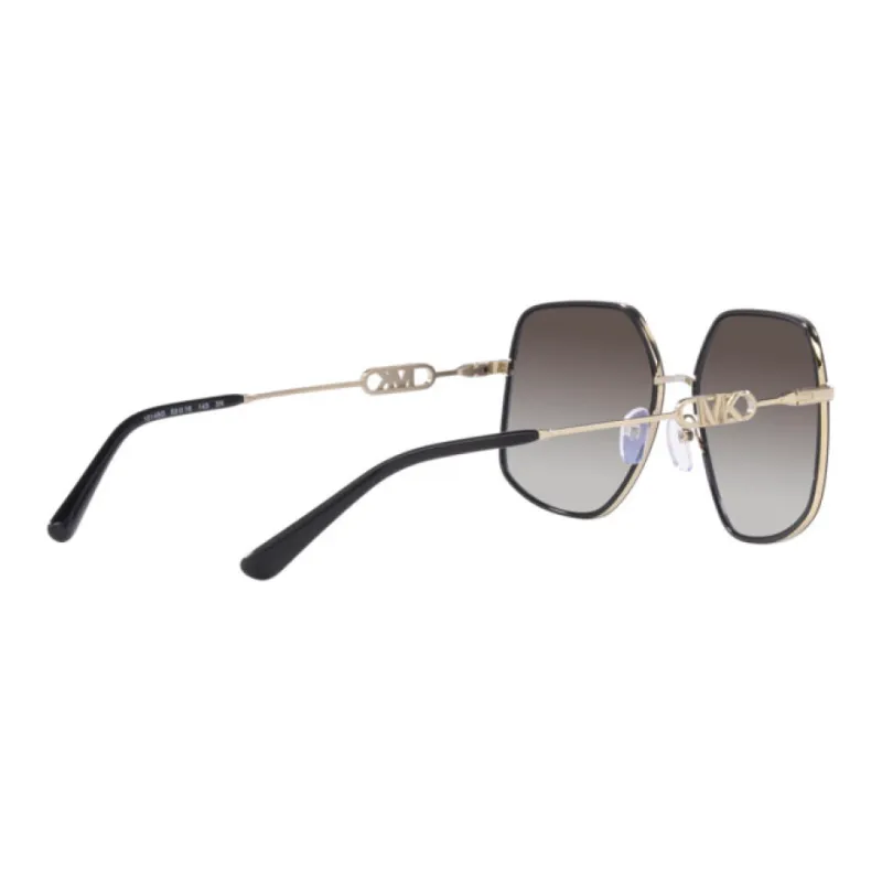 MICHAEL KORS Irregular Shape Sunglasses Men's Black-4