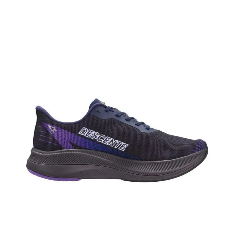 DESCENTE Cushioning, Wear Resistant Low Top Running Shoes Unisex Purple-1