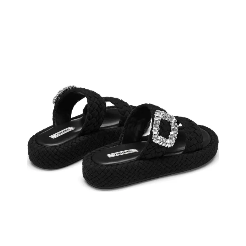73Hours Slide Slippers Women's Black-3