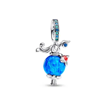 Pandora 925 Sterling Silver Pendants Women's Blue