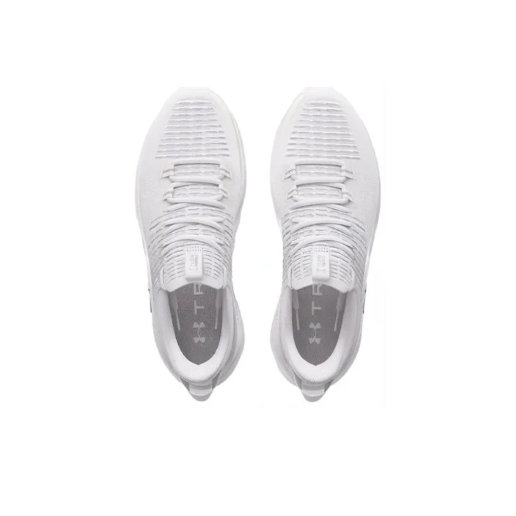 Under Armour UA Dynamic Cushioning Wear Resistant Low Top Training Shoes Men's White-3