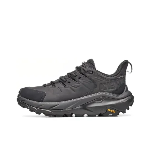 HOKA ONE ONE Kaha 2 Cushioned Anti-Slip Wear-Resistant And Water-Resistant Low-Top Outdoor Shoes Women's Black