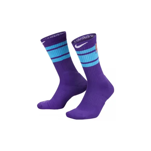 Nike Mid Calf Socks Unisex Purple