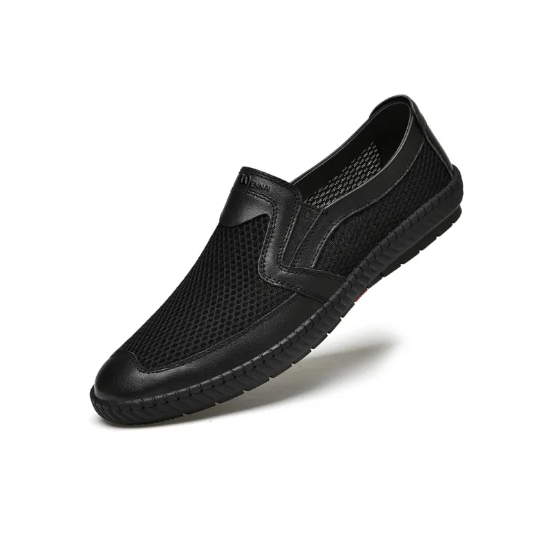 Wen Nai Casual Shoes Men's Black-2