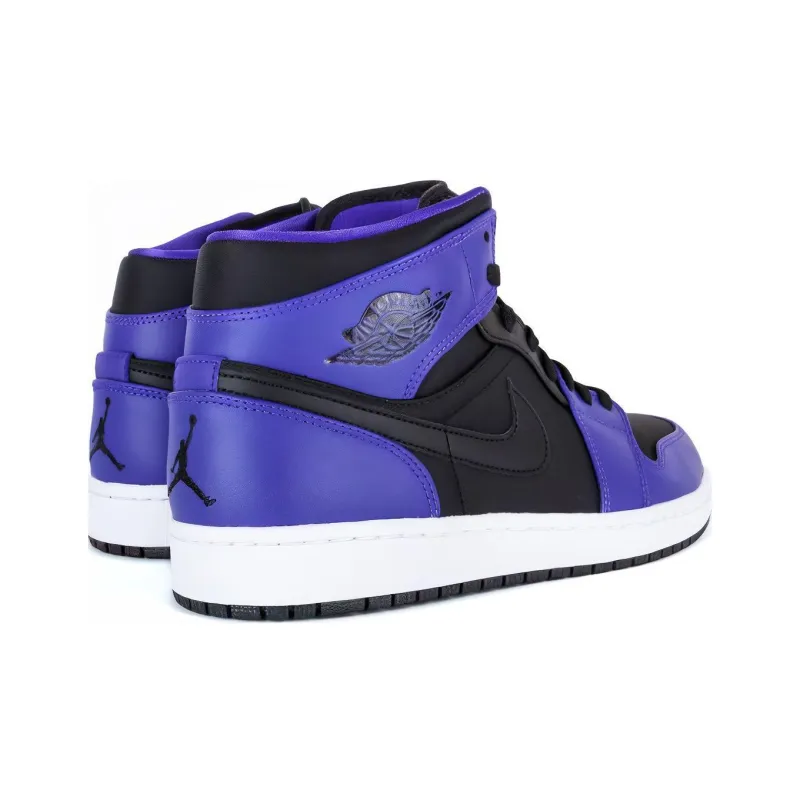 Jordan 1 Mid Black Dark Concord 2014-3