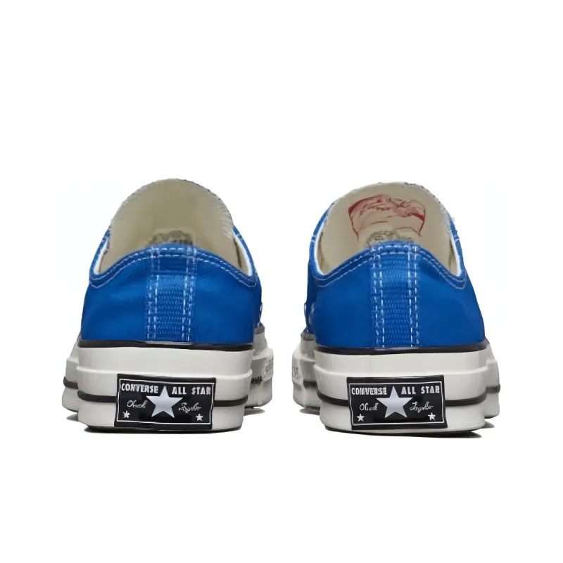 Converse Chuck 70 TAYLOR Anti Slip Wear Resistant Low Top Canvas Shoes Unisex Blue White-3