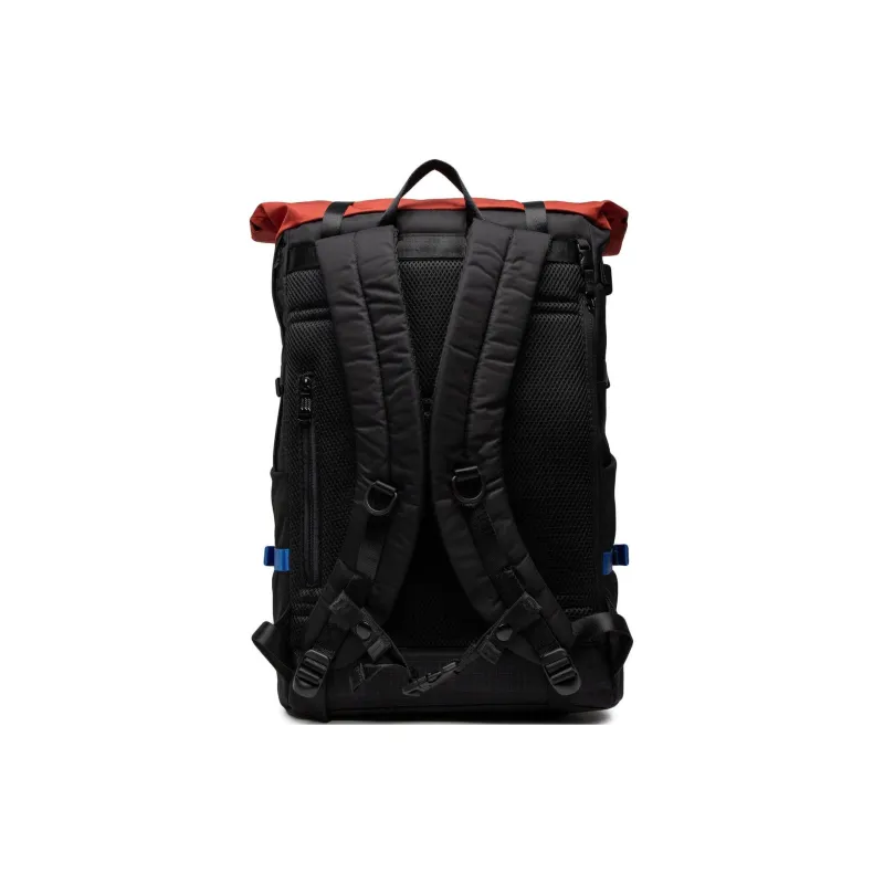 Doughnut Fabric Backpack Large Size Unisex Red-2