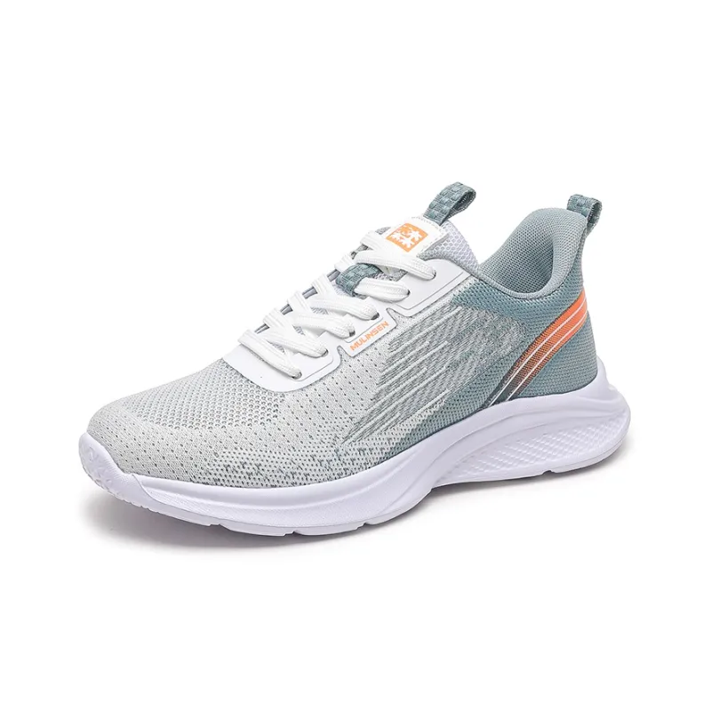 Mulinsen Casual Shoes Unisex Low Top White Blue Orange/White Green Orange-10
