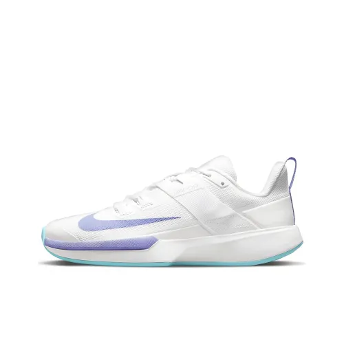 Nike Court Vapor Tennis Shoes Women's Low-Top White/Purple/Blue