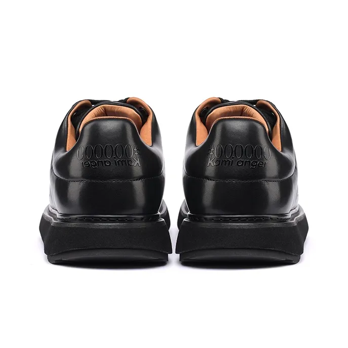 Kami Anger Low Top Casual Shoes Unisex Black-3