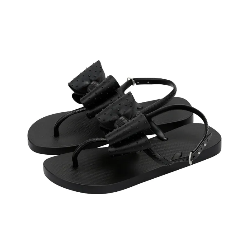 HOTMARZZ Flip Flops Unisex Black-3