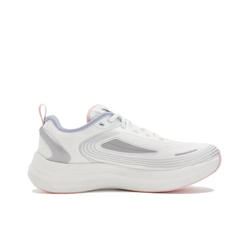 FILA NUVOLE EVO Anti Slip Wear Resistant Low Top Running Shoes Women's White Gray-1