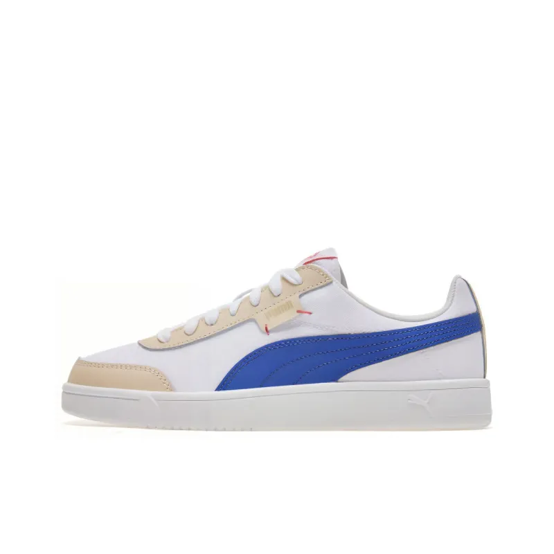 PUMA Court Legend Lo Cv Trainers 'White Blue'-0