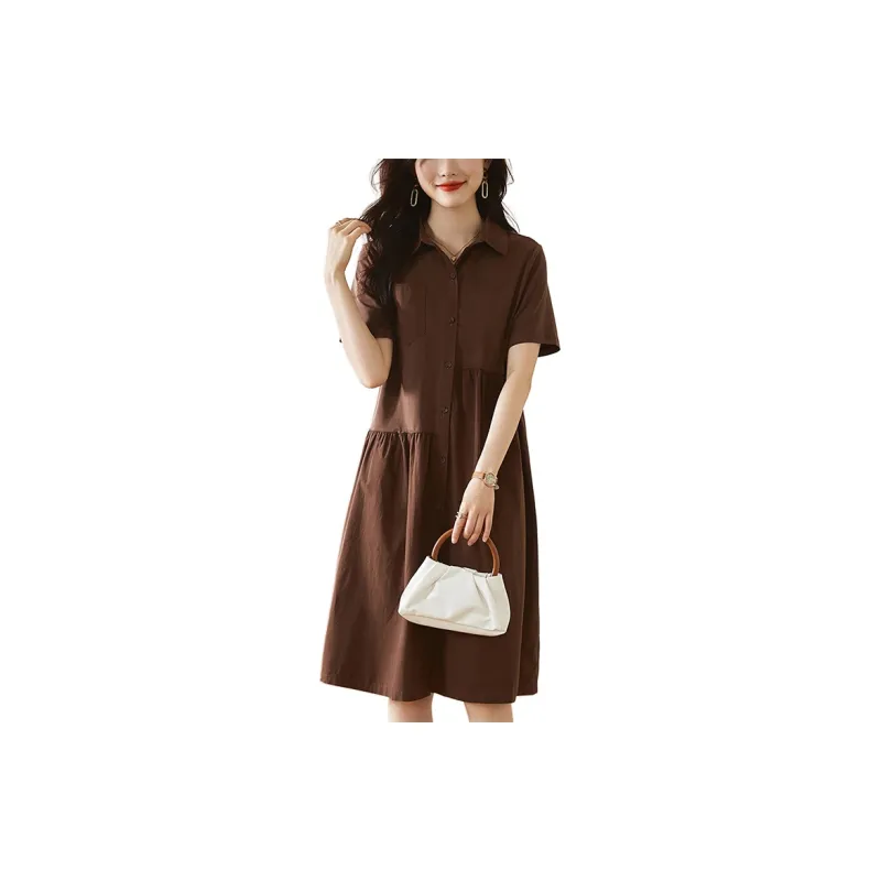 Mula Short Sleeved Dresses Women's-13
