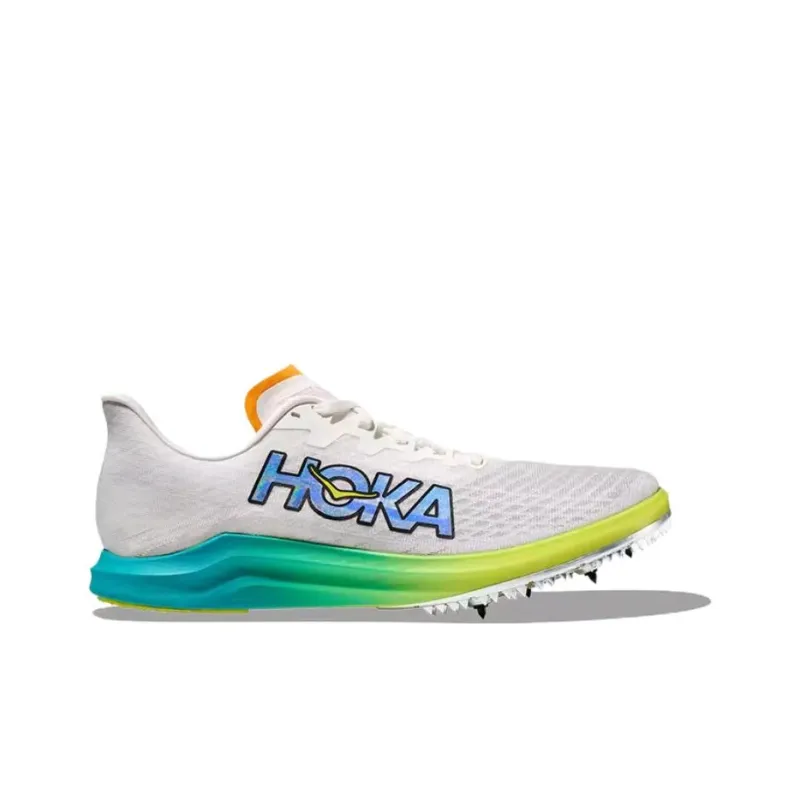 HOKA ONE ONE Slip Resistant Breathable Rebound Low Top Running Shoes Unisex White Blue-1