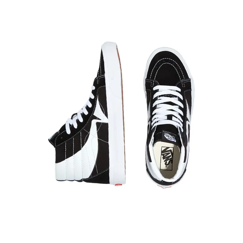 Sk8 Vans Hi Reissue 'Warp Black White'-3