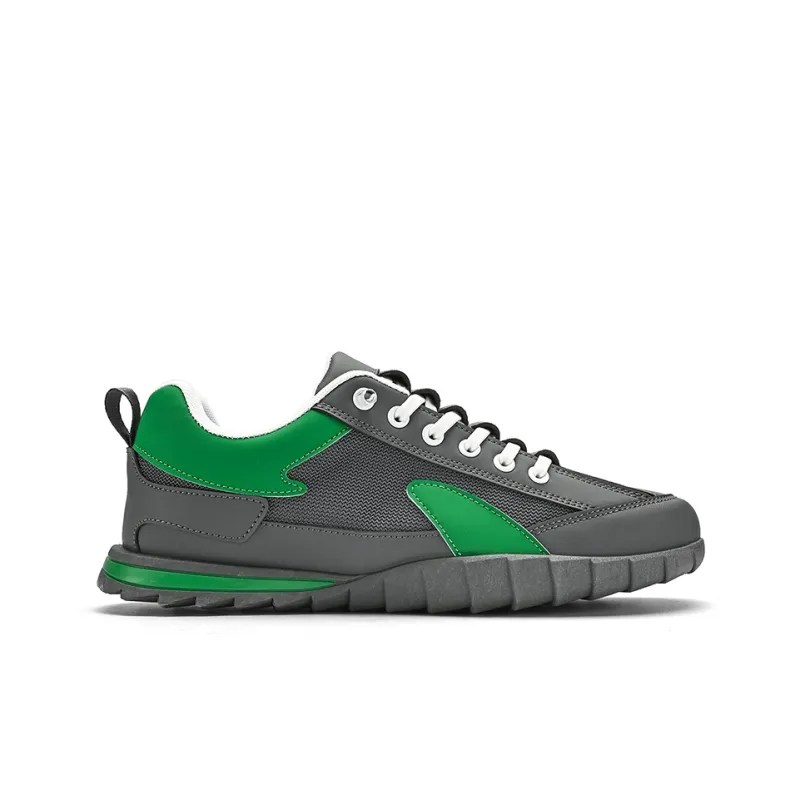 Binary Low Top Casual Shoes Men's Gray Green-2