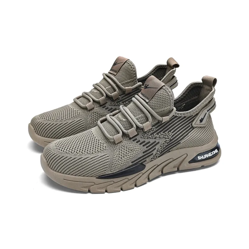 Binary Support Lightweight Low Top Casual Shoes Men's Khaki-4