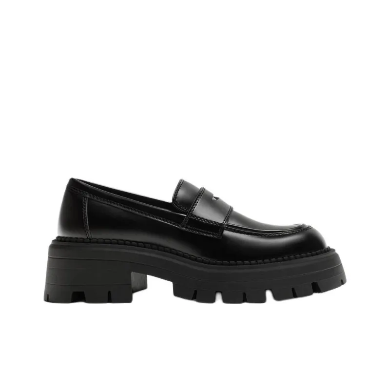 ZARA Loafers Men Black-1