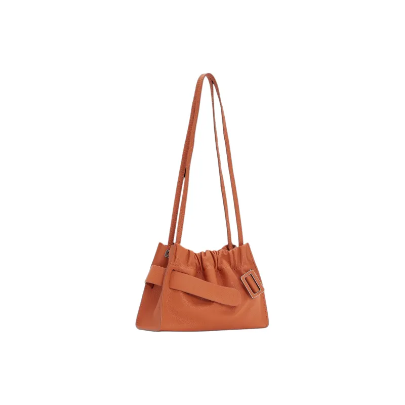 BOYY Grain Calfskin Handbag, Shoulder Bag Mini Women's Amber-1