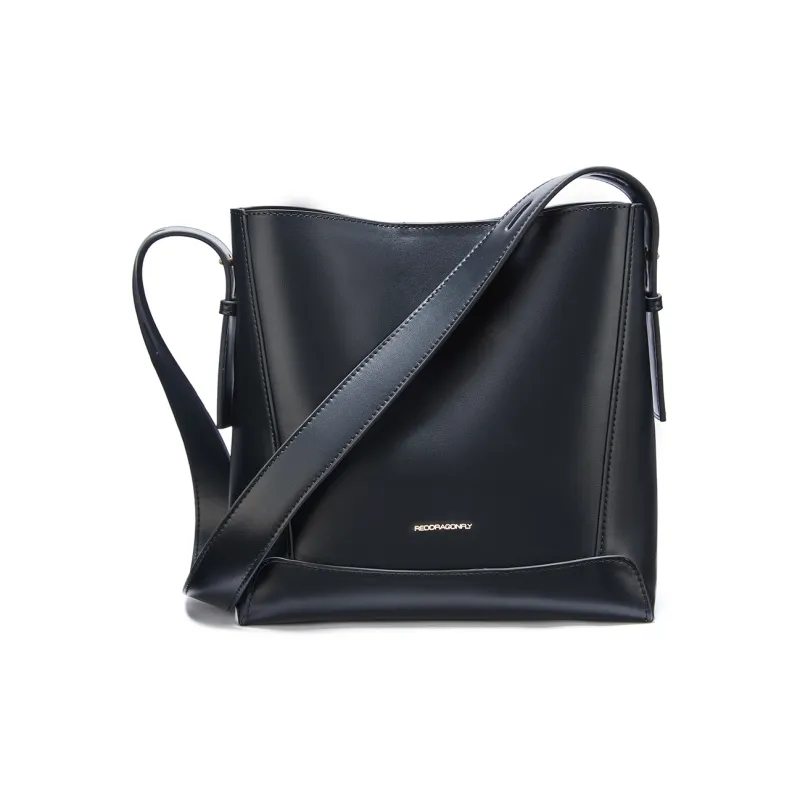 RED DRAGONFLY PU Leather Tote Crossbody Bag Shoulder Bag Handbag Regular Women's Apricot/Coffee-8
