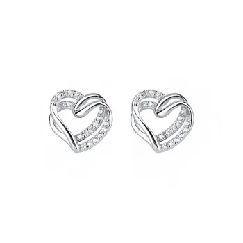 TRVMOE 999 Fine Silver Stud Earrings Women's