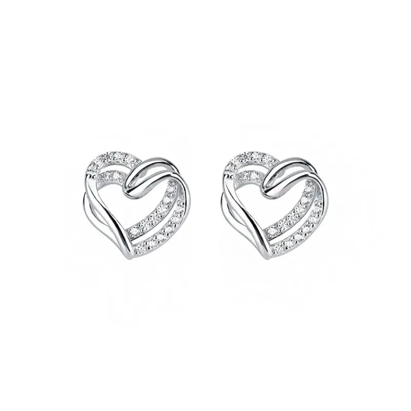 TRVMOE 999 Fine Silver Stud Earrings Women's-0