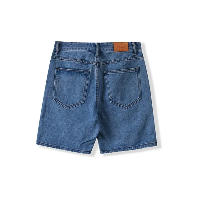 I'm David Denim Shorts Unisex-8