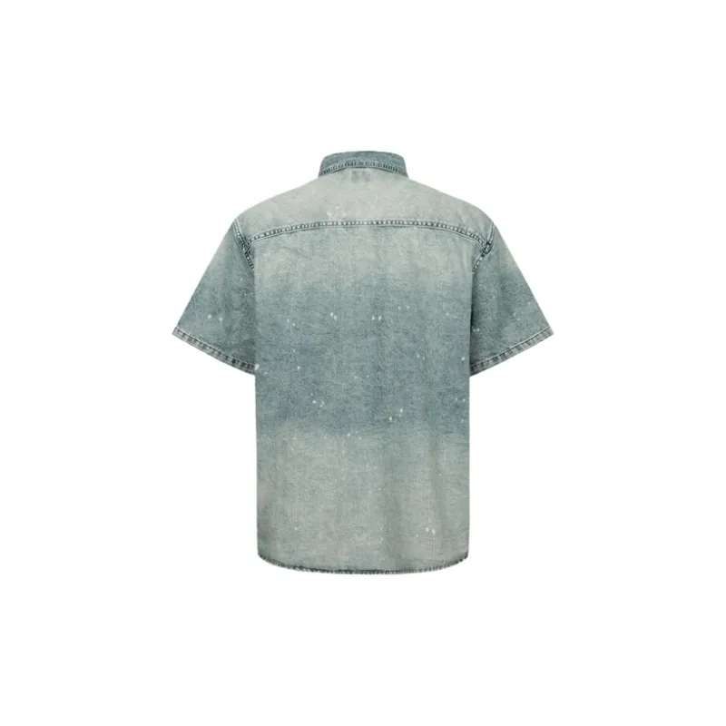 EVISU Shirts Men Denim Blue-1