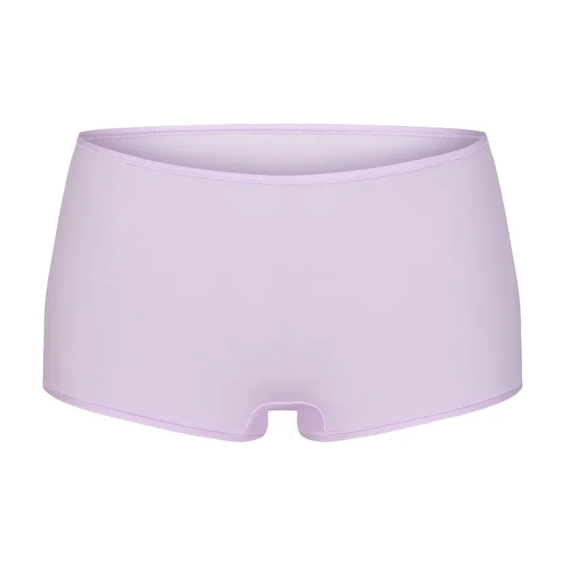SKIMS FITS EVERYBODY BOY SHORT Boxer Shorts Women's 1 Pack LILY/White Lily-0