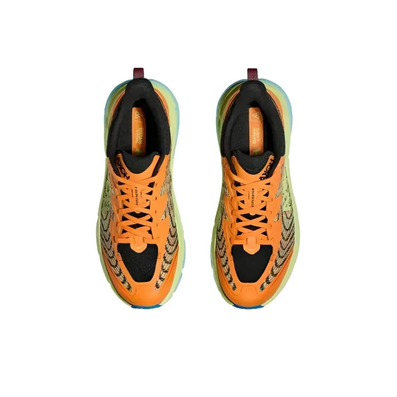 HOKA ONE ONE Mafate Speed 4 Solar Flare Lettuce-2
