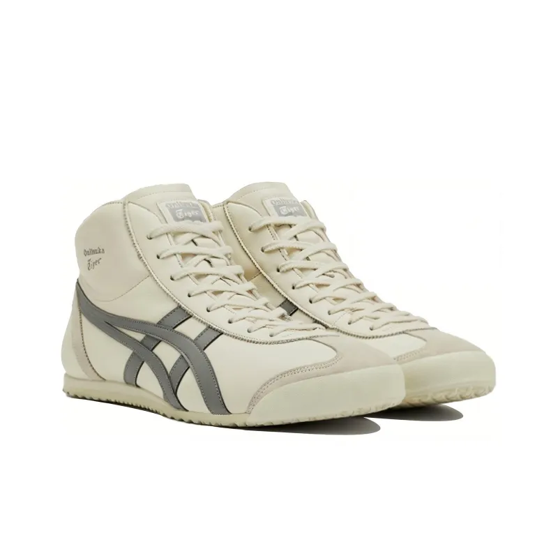 Onitsuka Tiger Mexico 66 Mid Runner White Grey-2