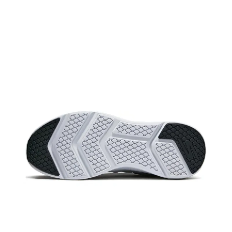 Skechers Anti Slip And Wear Resistant Breathable Low Top Casual Running Shoes Men's Black Gray Color-4