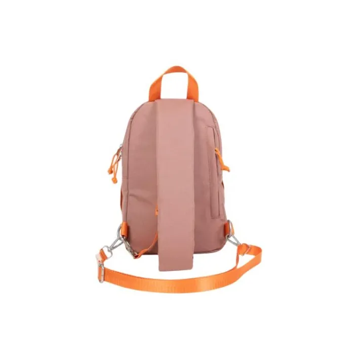 Doughnut Nylon Shoulder Bag Unisex Chestnut-3