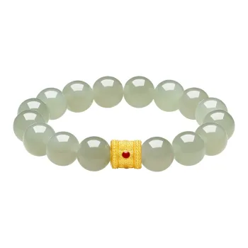ZHOU LIU FU Bracelets Green Jade Women's