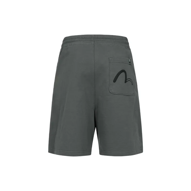 EVISU Casual Shorts Men Charcoal Gray-1