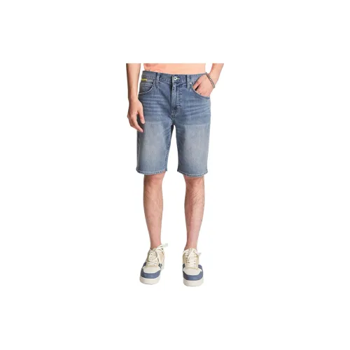 Lee Denim Shorts Men Light Blue