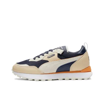 PUMA Rider FV Nyc Flagship Play Anti Slip Wear Resistant Low Top Casual Shoes Unisex Beige Black
