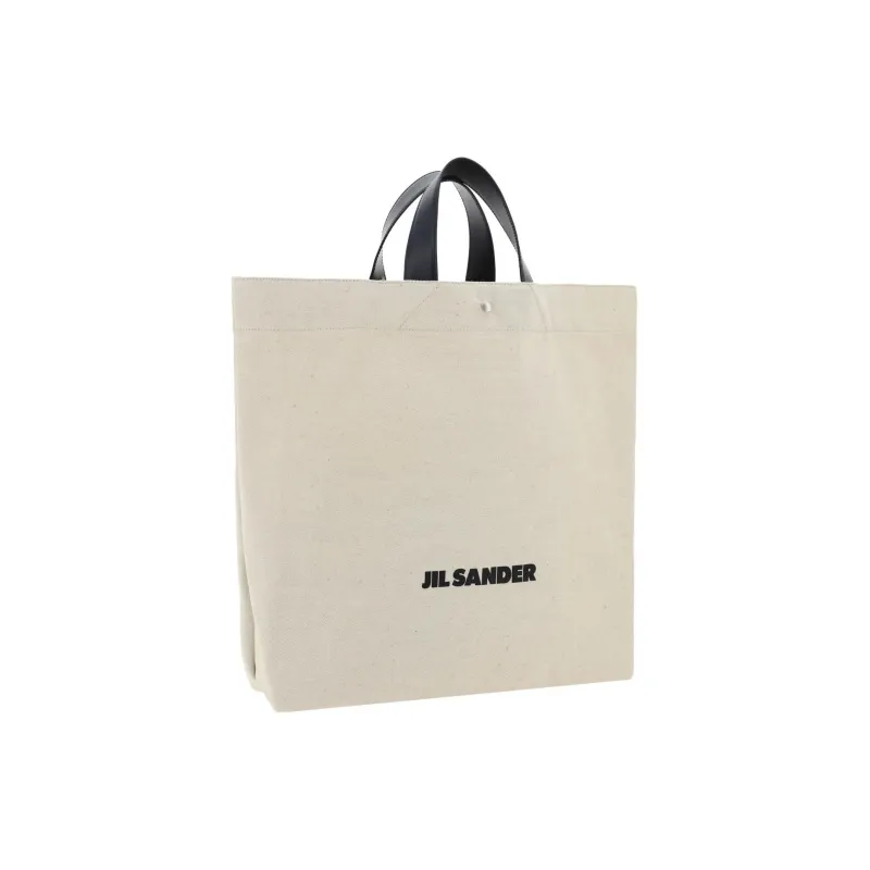 JIL SANDER Logo Printed Large Tote Bag-1