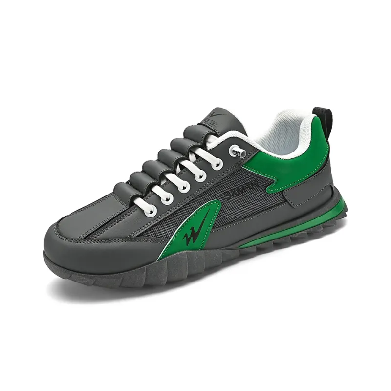 Binary Low Top Casual Shoes Men's Gray Green-1