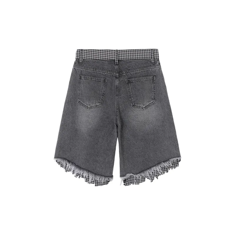 CONP Denim Shorts Unisex Gray-1