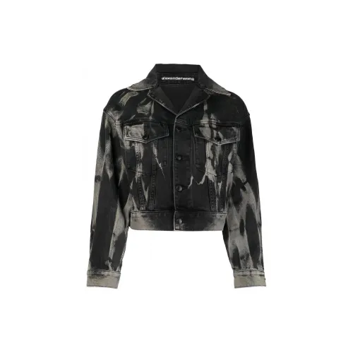 Alexander Wang Denim Jackets Women's Black