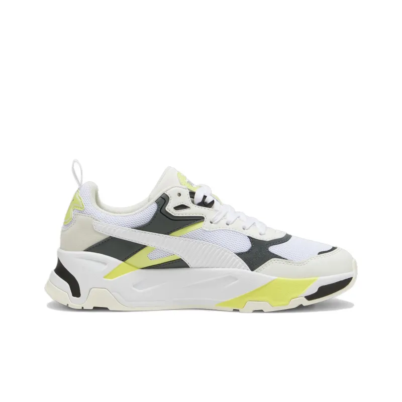 PUMA Trinity Abrasion Resistant Low Top Casual Shoes Men's White Green-1