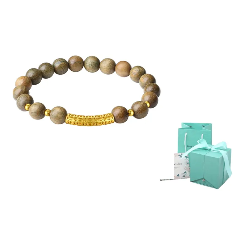 TANDU Green Sandalwood Wood Bracelets Unisex-10