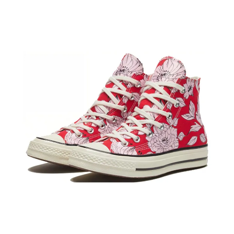 Converse Chuck Taylor All Star 70 Hi Vintage Floral University Red Women's-2